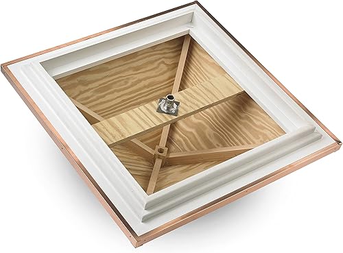 Miniatura 3 de Good Directions, Inc. 410 Weathervane and Finial Installing Inside, Good Directions Cupola Mount, plateado