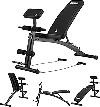 ZIPRO Multifunctional Folding Bench for Training - Weight Lifting, Fitness, Sit Up - Home or Gym Equipment