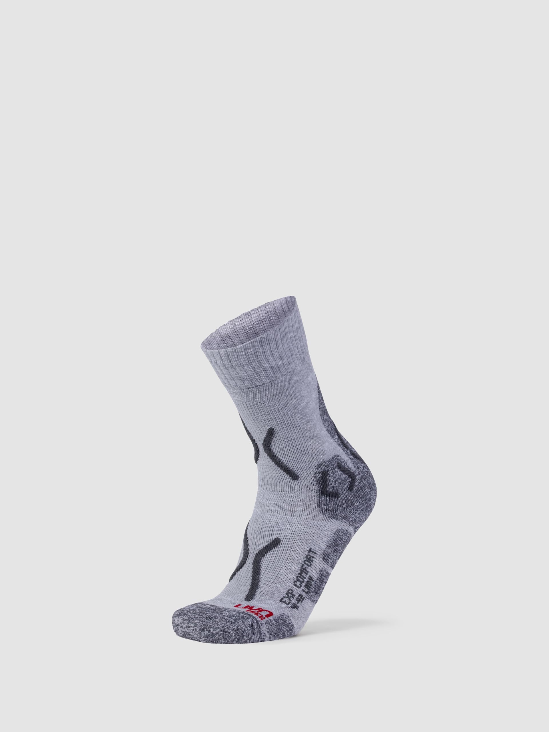 UYN damskie skarpety trekkingowe Explorer Comfort szary Light Grey Melange/Anthracite 37-38