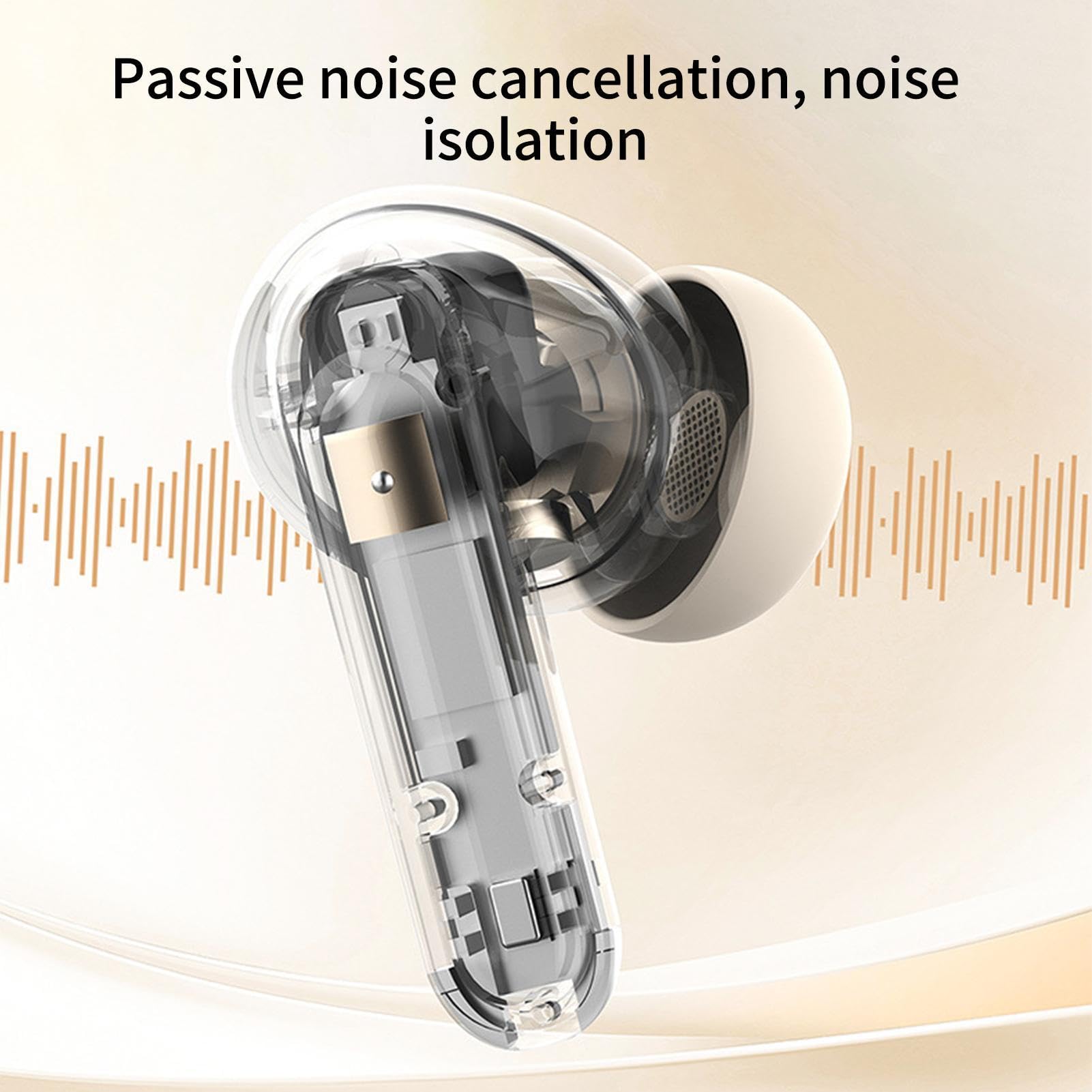 Auricolari con cancellazione di rumore a forma di compatto