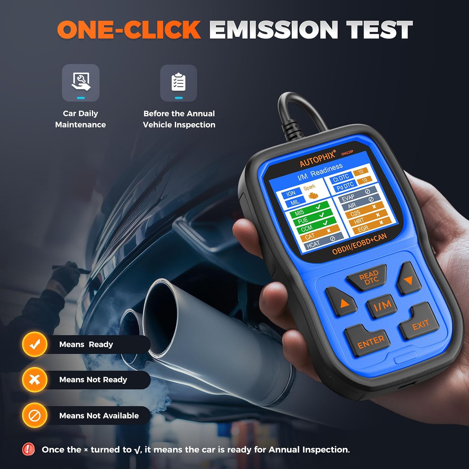 AUTOPHIX OM126P+ OBD2 Scanner for Check Engine Light & Live Data image 5