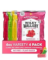 Vista 10 de Wiley Wallaby Regaliz australiano, bolsas de 4 onzas, 12 unidades (negro)