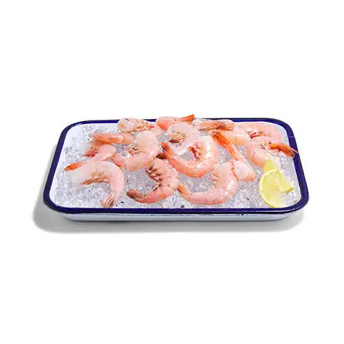 Shell-On Pink Shrimp, 21/25 ct