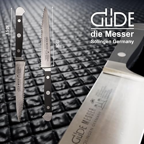 Miniatura 2 de Güde Alpha Series - Cuchillo de tomate de 5 pulgadas - Acero endurecido con hielo - Forjado a manoafilado - Fabricado en Solingen, Alemania desde