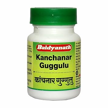 Baidyanath Kanchnar Guggulu 80 Tablets, Pack of 4
