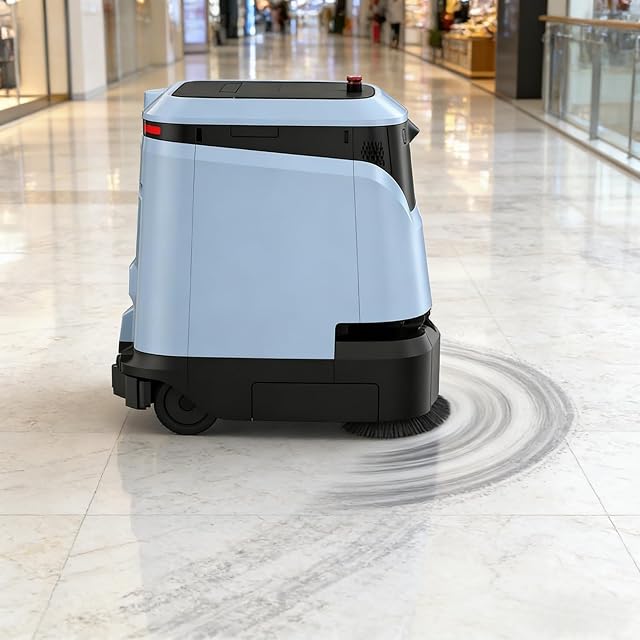 Smart Robotic Vacuum and Mop Automatic Floor Cleaner Powerful Suction Efficient Mopping Ultra-Quiet Operation Perfect for Home Office