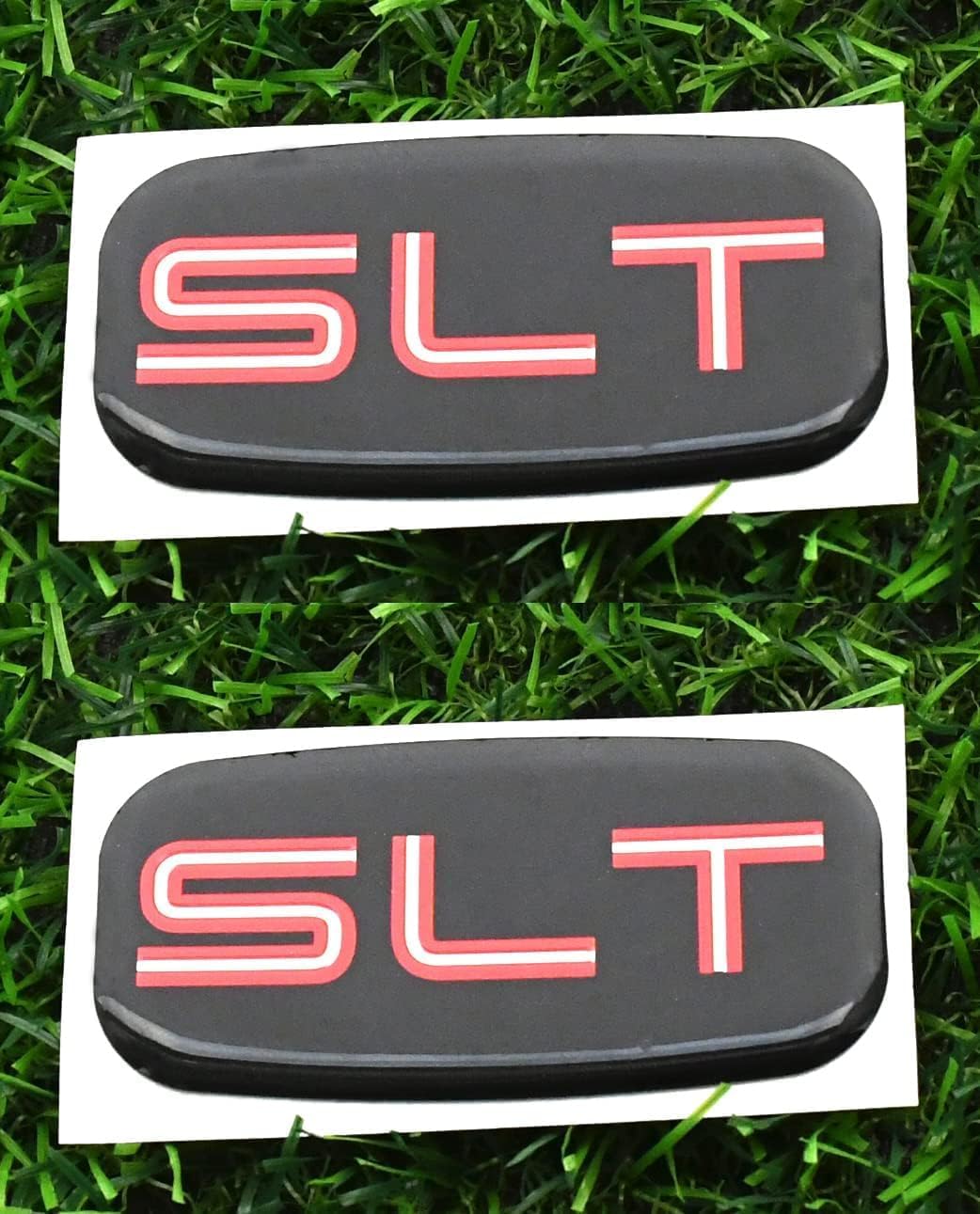 Amazon.com: 2Pcs SLT Cab Emblems 3D Badge Sticker Logo Roof Pillar ...