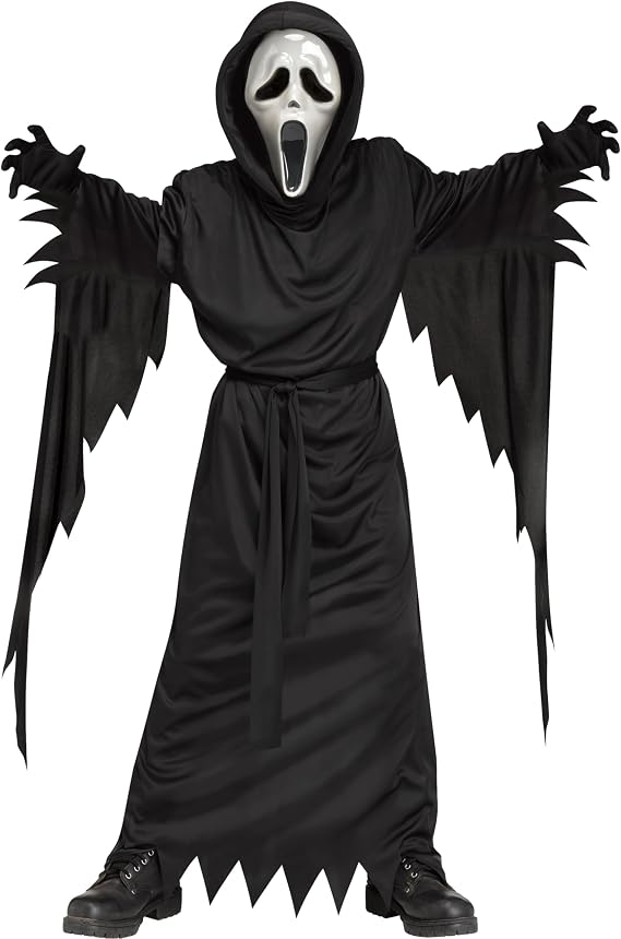 Fun World Bleeding Ghost Face Child Costume, Medium