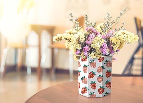 Vista 213 de WAVEYU - Portalápices bonito para escritorio, decoración de escritorio para niñas y mujeres Flor negra