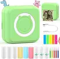 Mini Stampante Termica Portatile - Stampa Foto E Note Senza Inchiostro, Con 13 Rotoli Carta - Foto 10