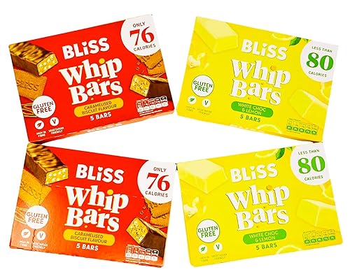 Miniatura 8 de Bliss Whip Bars - 2 paquetes de galletas caramelizadas y limón x2 con desafío de alimentación saludable Kitchenfella
