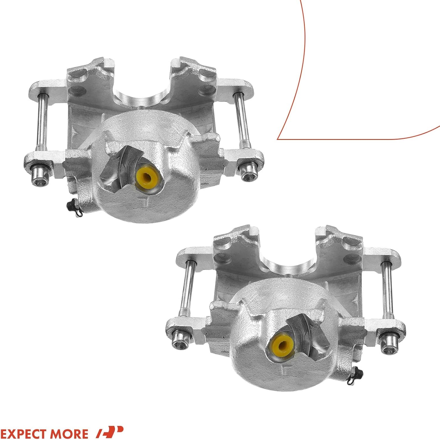 A-Premium Disc Brake Caliper Assembly Without Bracket Compatible with Select Chevy, Cadillac, Buick, GMC, Oldsmobile and Pontiac Models - Malibu, Camaro, Caprice, Impala, LeSabre, Regal - Front
