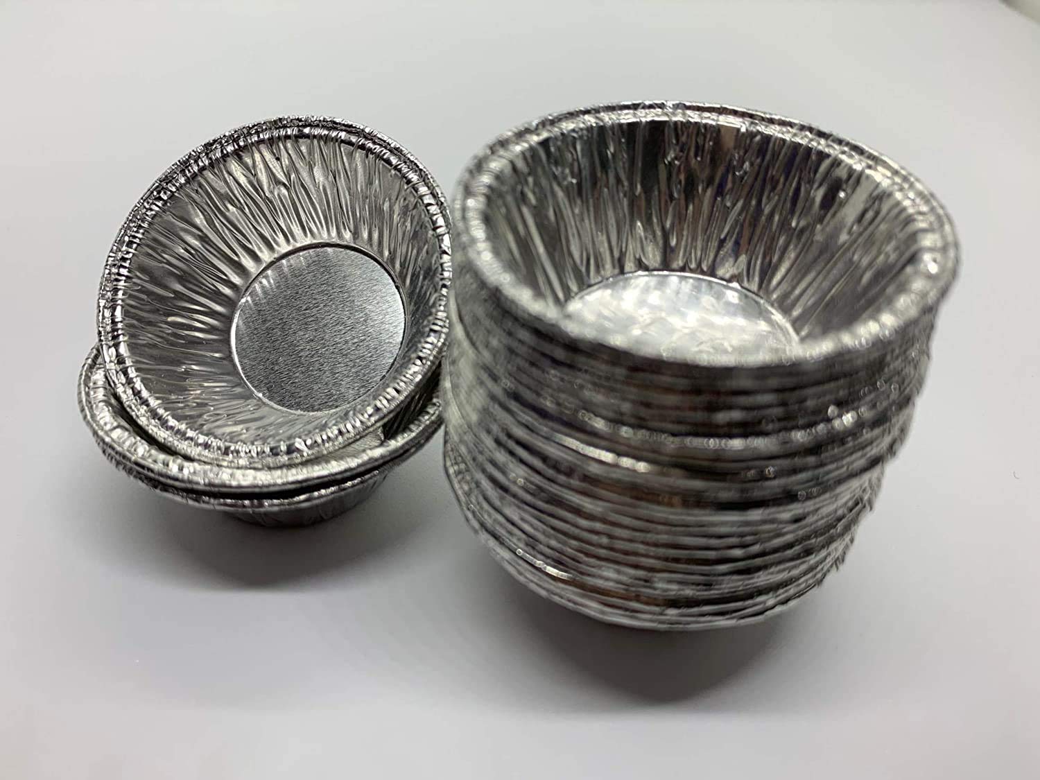 KEISEN 2" Mini Kuchenform 3/5 Unzen Foil-Dienstprogramm Tasse 1500 / PK Silber