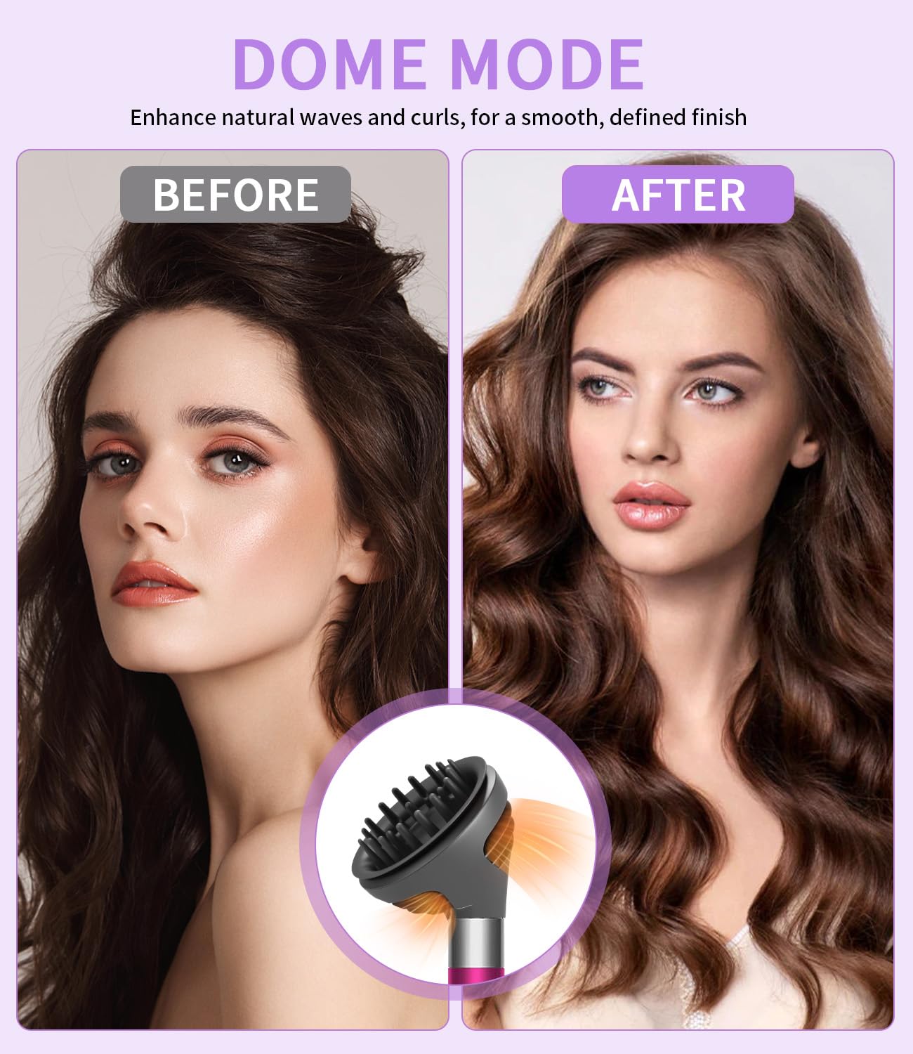 Accessori Diffusore Wave+Curl per Styler HS01 HS05 HS08 – Diffusore compatibile per Dyson Airwrap per Capelli Ricci e Volume – Accessori Styling Professionale per Asciugacapelli Ricci Naturali