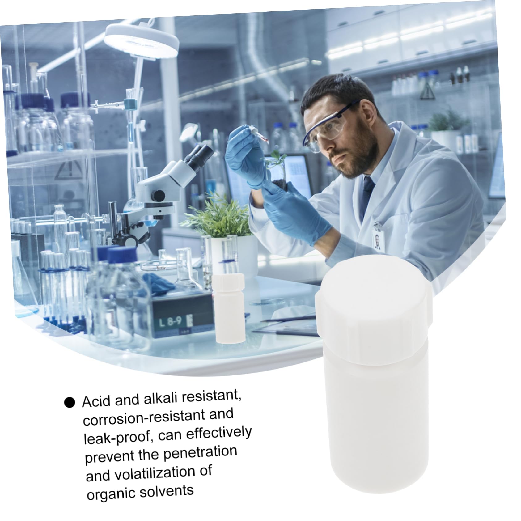 2 Pezzi utile piccola bottiglia di reagente bottiglie flacone di reagenti per laboratori laboratorio utili Flacone di reagente da 25 ml Flacone di reagente per esperimenti da 25 ml