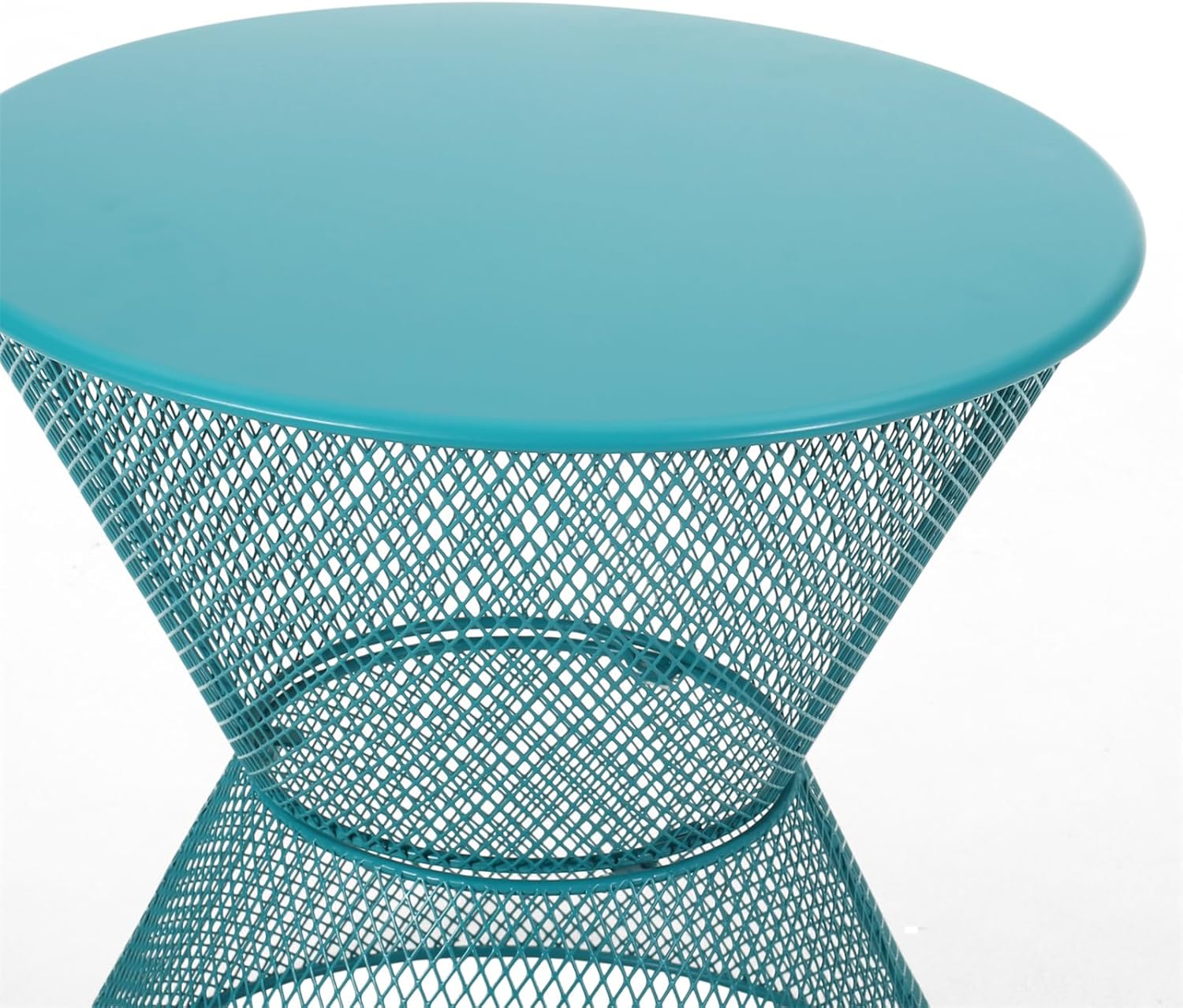 Modern Dining Table, Patio Decoration Table with Stylish and Durable Design, Open Storage Space, Compact Design, Perfect for Garden, Backyard and Patio