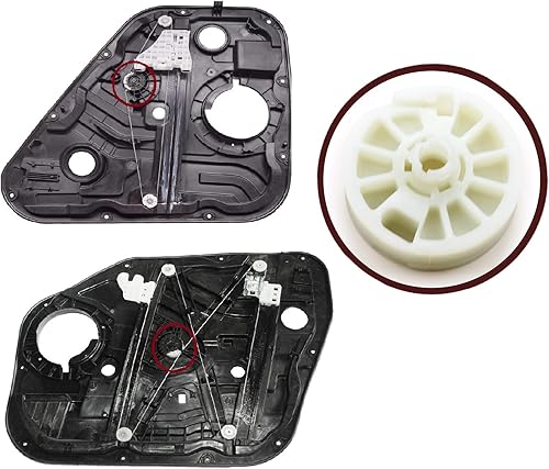 Miniatura 9 de Bross Auto Parts BWR5454 - Carrete de piñón de engranaje de tambor para elevalunas izquierdo, 82471D3011, compatible con Hyundai Tucson 2016-2020