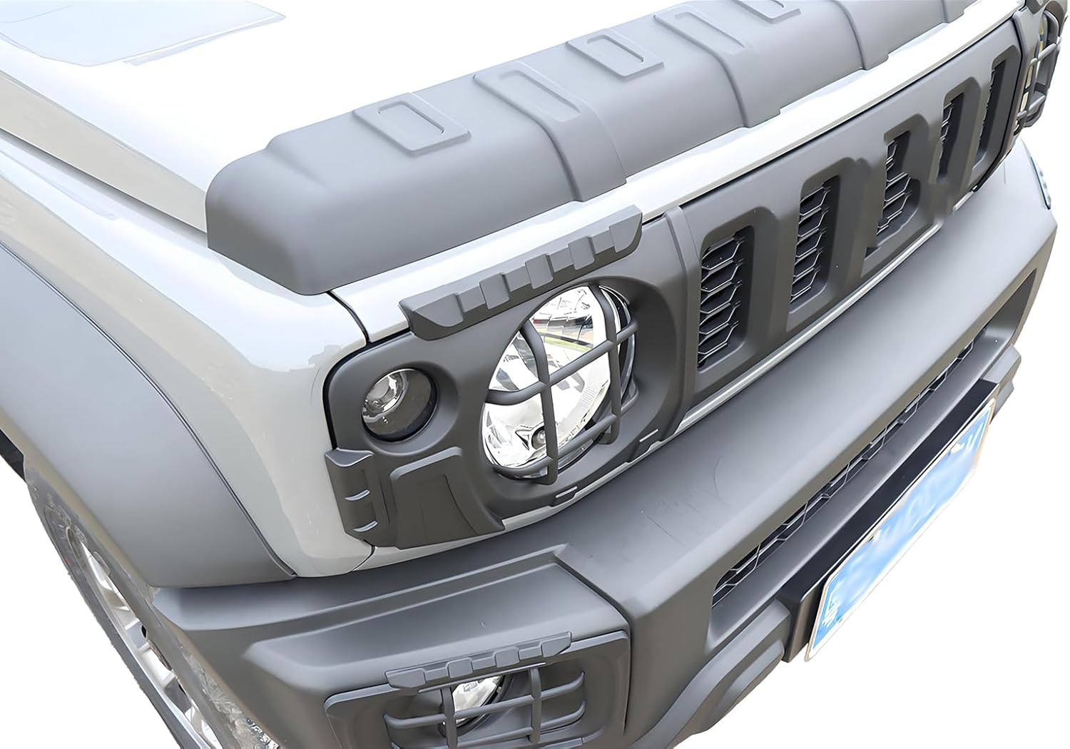 Front Headlight Guards Cover Trim Protector for Suzuki Jimny 2019-2025 Exterior Headlamp Guard Kit Accessories (Matte Black)