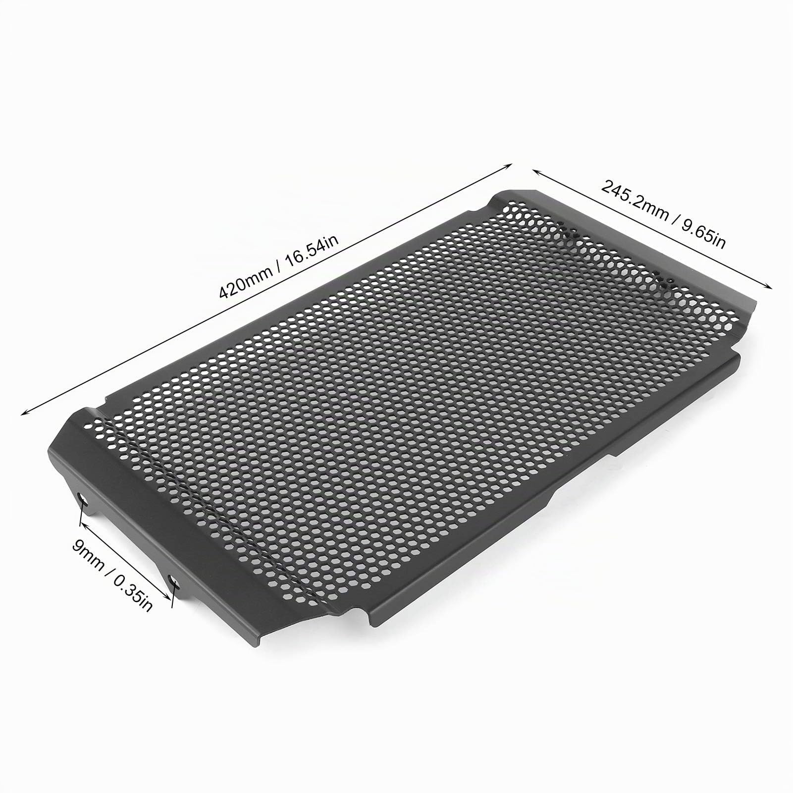 Aramox Tracer 900 Garde De Radiateur, Protecteur De Couverture De Grille De Radiateur De Moto en Alliage D'aluminium Convient pour XSR900 MT-09 FZ-09 Tracer 900 GT Noir
