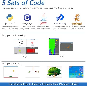 Freenove Basic Starter Kit for Raspberry Pi 5 4 B Zero 2 W Not Included