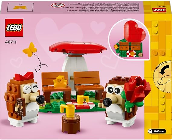 LEGO Hedgehog Picnic 40711, Toy Making Set for Boys and Girls, Birthday Gift Idea (166 Pieces)