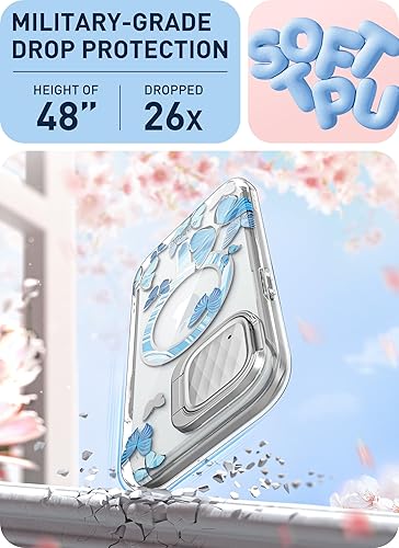 Miniatura 7 de i-Blason Funda para iPhone 15iPhone 14iPhone 13 6.1 pulgadas con soporte para cámara compatible con MagSafe Funda protectora delgada de cuerpo