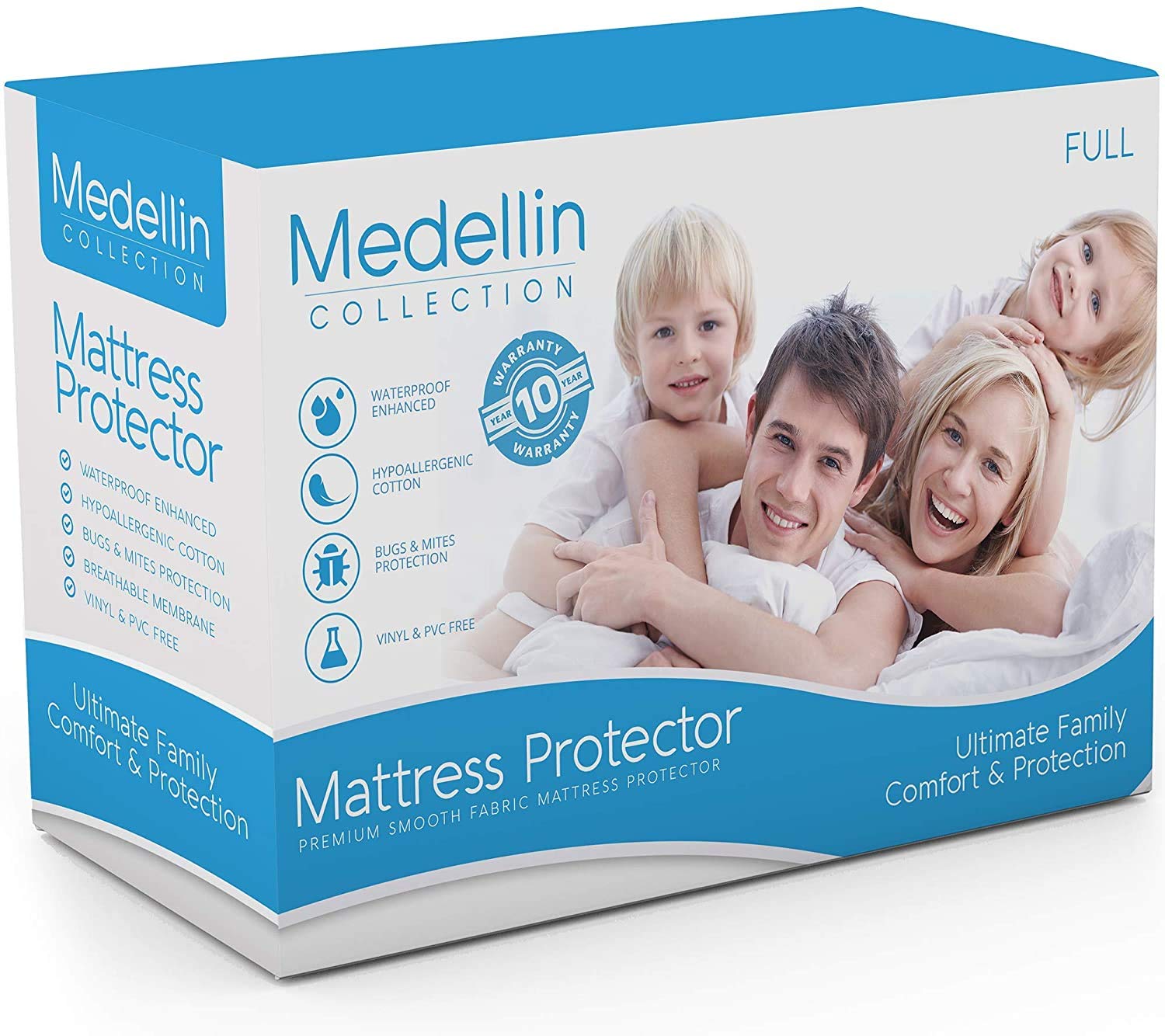 Medellin Collection Mattress Protector Full