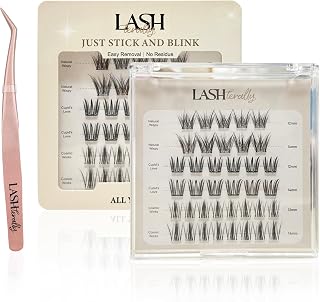 Self Adhesive Eyelashes No Glue Needed Wispy Lash Clusters