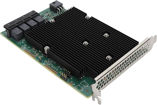 LSI 9300-16i SAS Controller HBA Card 12Gbps 16 SATA Ports PCIe 3.0 8X HBA RAID Controller Card Supports Up to 1024 Non-RAID and SATA Devices