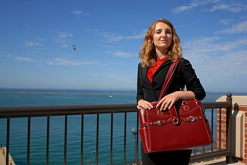 Miniatura 2 de McKlein 15" Leather Ladies' Laptop Briefcase- WILLOW SPRINGS