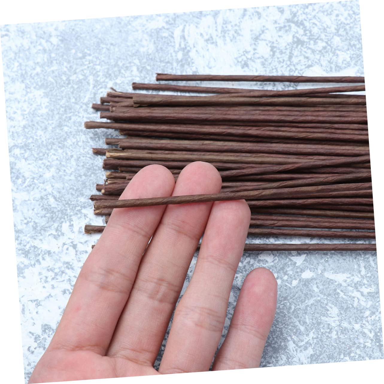 SHINEOFI 100pcs DIY Handmade Decorative Flower Branches Wire Floral Stem for Wedding Flower and Bouquet