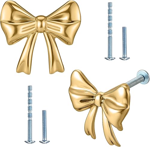 Miniatura 8 de Hotop Paquete de 30 pomos de gabinete de cocina con 2 tipos de tornillos para herrajes, cajones de aparador, aleación de aluminio, mango de dibujo