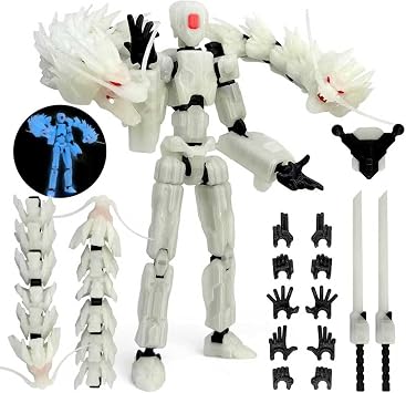 8inch Assembly Completed 13 Action Figure Set, 3D Printed Dummy Lucky