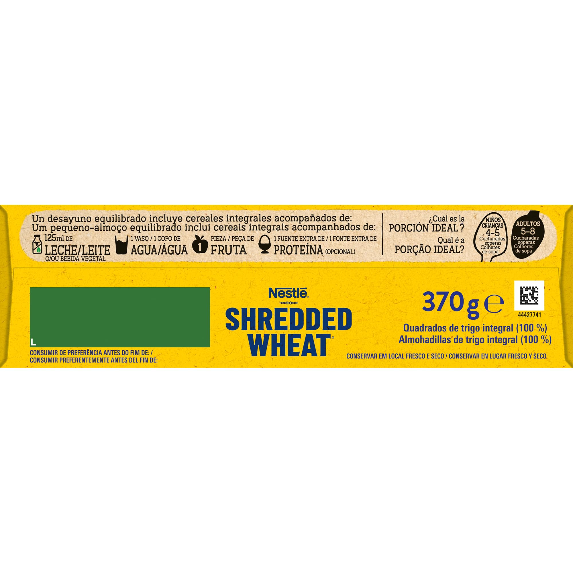 Cereales Nestlé Shredded Wheat, 7 estuches de 370g