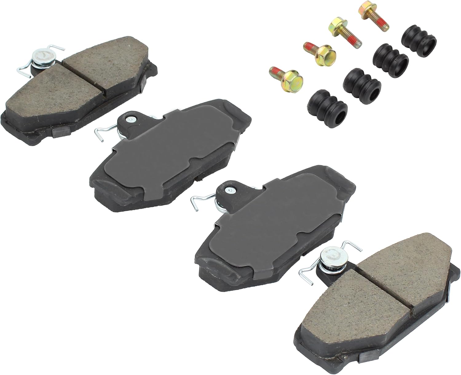 QUALITY-BUILT Rear Ceramic Brake Pads, Premium 1001-0391C, Compatible with 1988-1999 Volvo (760,780,940,960,S90,V70,V90)