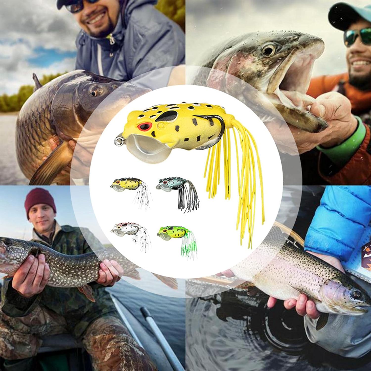 52 Off Laideyilan フロッグ ルアー カエル ソフトルアー 中空フロッグ 雷魚釣り ルアーソフトルアー ブラックバス フック餌 偽物 餌 トップウォーター バス釣り 雷魚 蛙 釣り餌 ソフト 黄身黒斑 Sparrow Rs