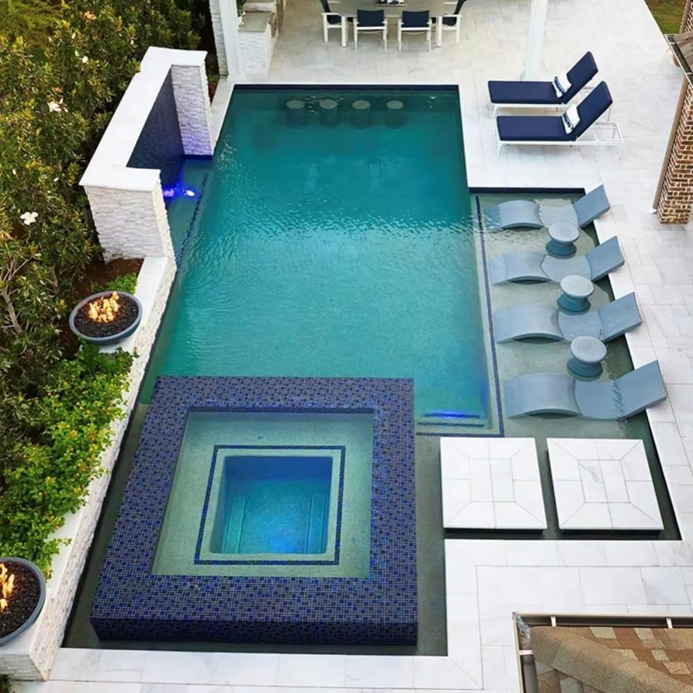 Backyard Container Swimming Pool Fiberglass Portable Pool for Small Outdoor Spaces Garden Leisure Pool for Home Rental Resort Private Swimming