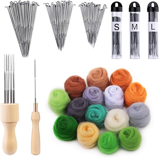 thumbnail image 2 of CroBlissful 60 Pcs Needle Felting Needles 7 Colors Wool Felting 2 of 13