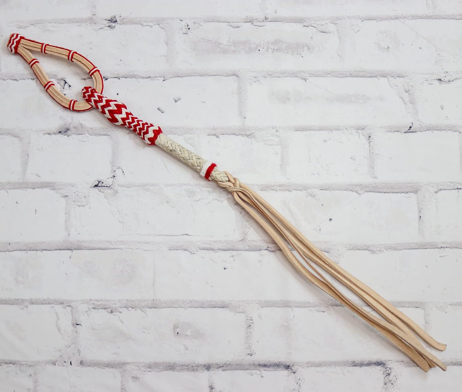 Red Charro Quirt Leather Cuarta Chomite Roja main image 1
