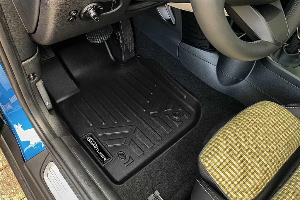 SMARTLINER Custom Fit All Weather 1st Row Floor Mat Liner Set Compatible with 2020-2025 MINI Cooper SE