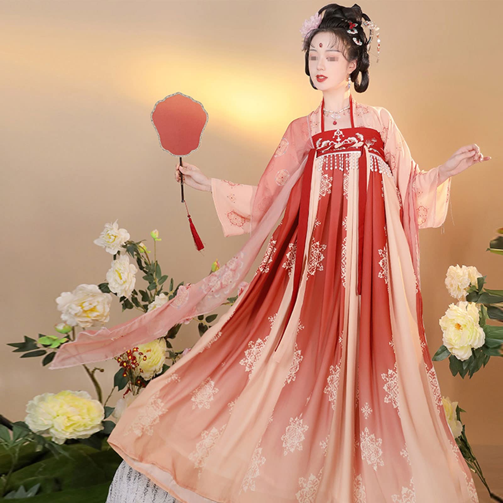 Amazon.co.jp: [SHAPLE] 中国の伝統的な漢服ドレスコスプレ衣装女性の