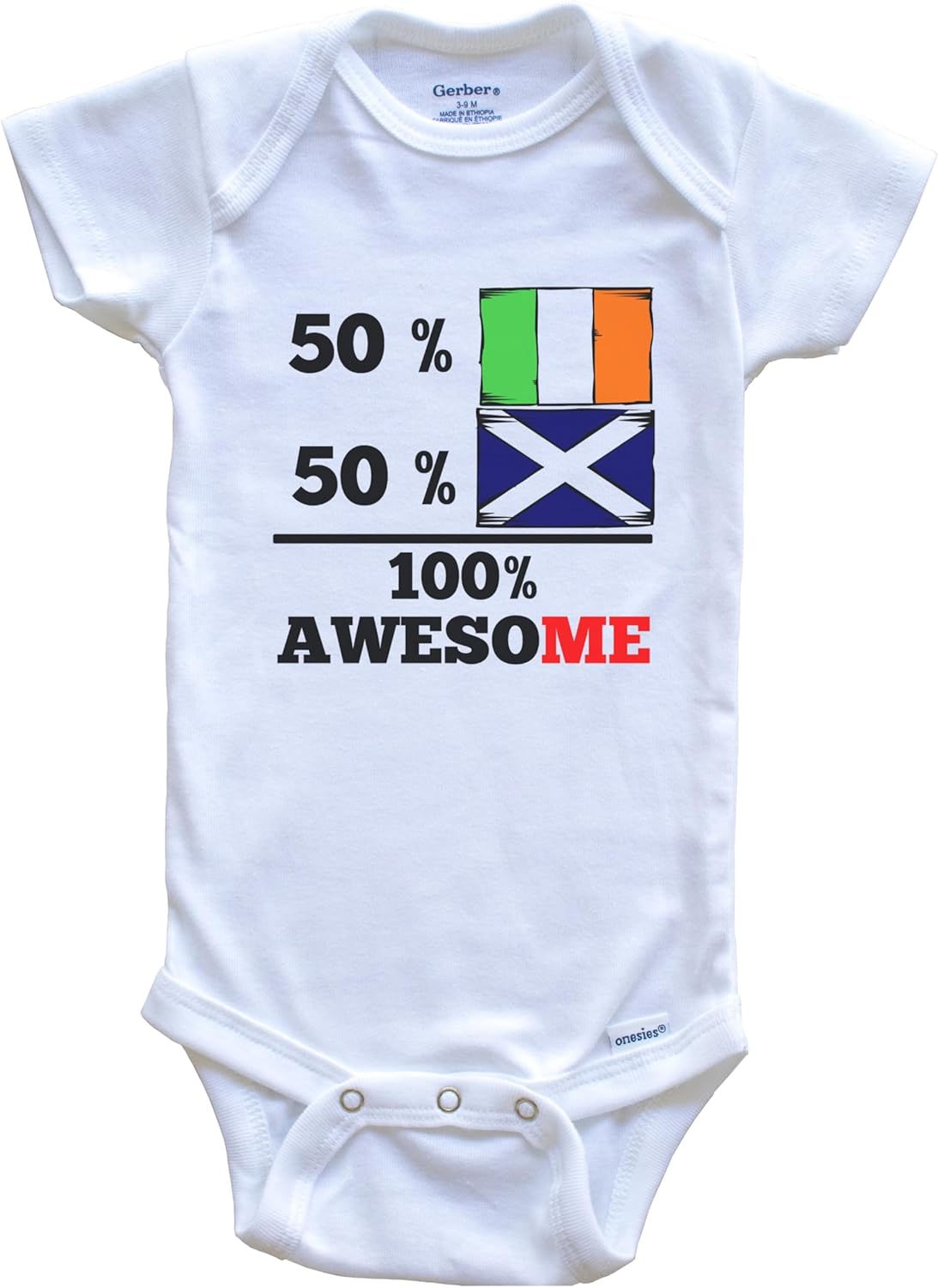 50% Irish 50% Scottish 100% Awesome Ireland Scotland Jamaica Ubuy