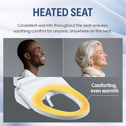 Miniatura 21 de TOTO WASHLET SW3004#01 - Asiento de inodoro electrónico con bidé A2 con asiento térmico y tapa SoftClose, alargado, color blanco algodón