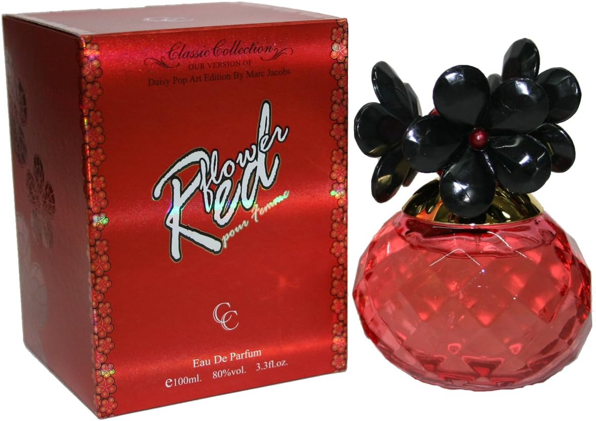 Marc Daisy Red Flower Women Perfume 3.3 oz Eau de Parfum (Imitation)