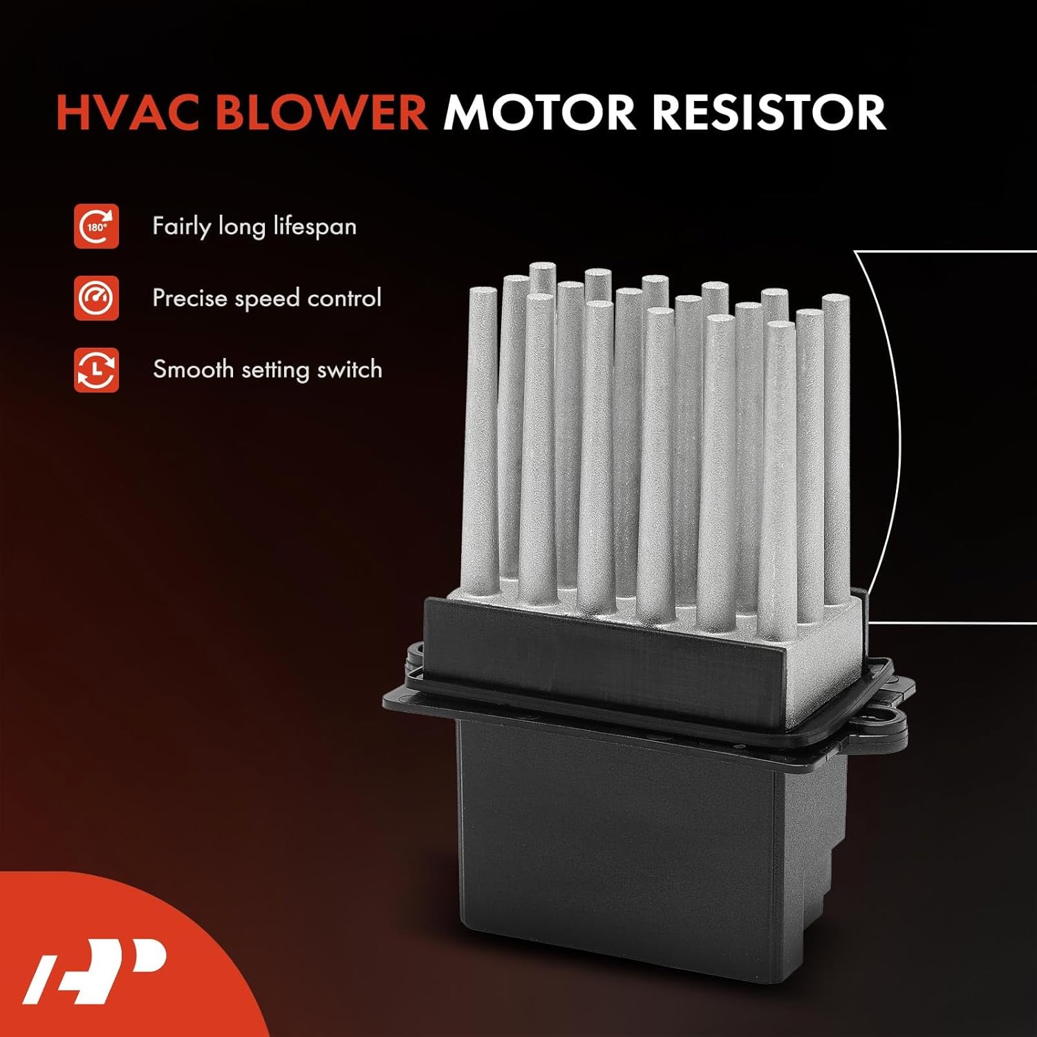 A-Premium Front HVAC Blower Motor Resistor Compatible with Jeep Grand Cherokee, Liberty, Commander & Chrysler Town & Country, Pacifica, Aspen & Dodge Grand Caravan, Durango, Caravan, Nitro