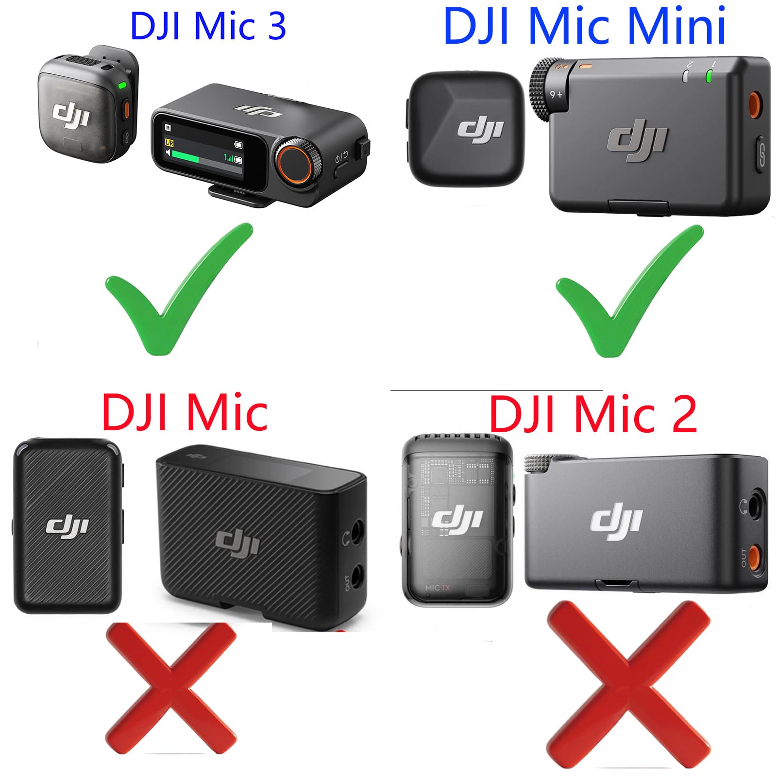 Amazon | FraternizeオリジナルDJI Mic 3/マイクミニカメラアダプター