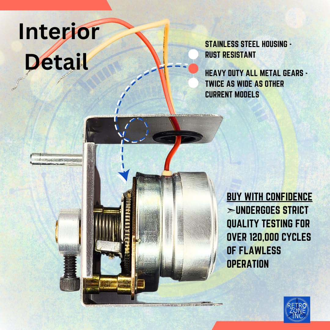 Replacement Damper Motor Actuator for Honeywell ARD ZD M847D 2 Wire Spring Motor RZ3-1MNormally Ships Same Day