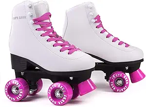 Skate Gear Retro Quad Design Roller Skates