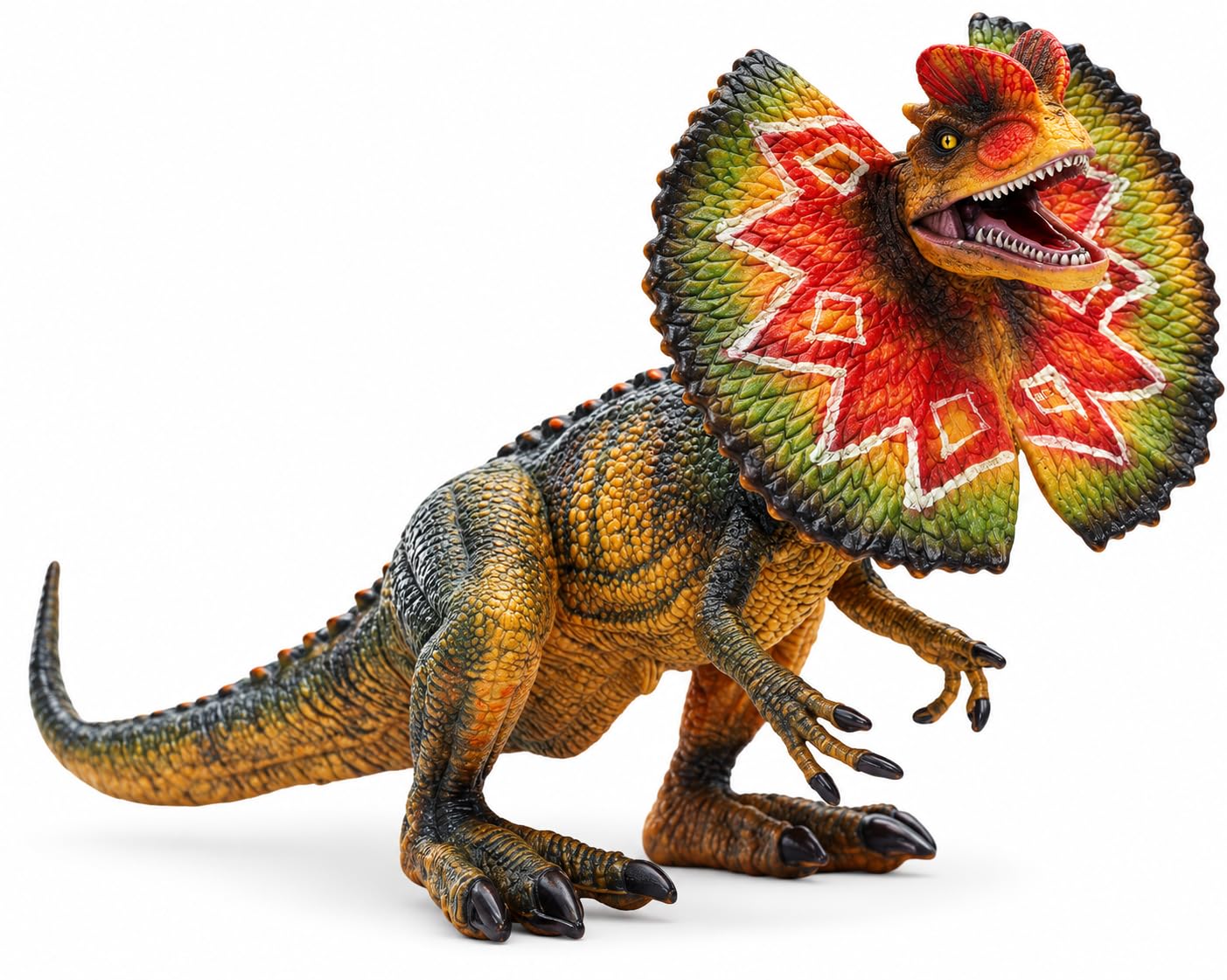Gemini&Genius Dilophosaurus Action Figure - Dinosaur Toy -6