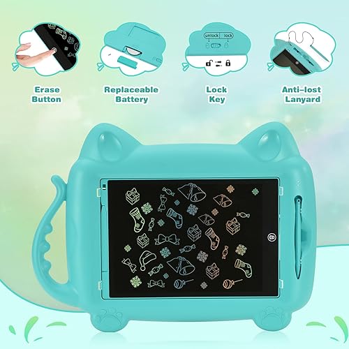 Miniatura 3 de Tableta de escritura LCD para niños, tablero electrónico de garabatos de 12 pulgadas, tableta de dibujo reutilizable para niños pequeños, juguetes